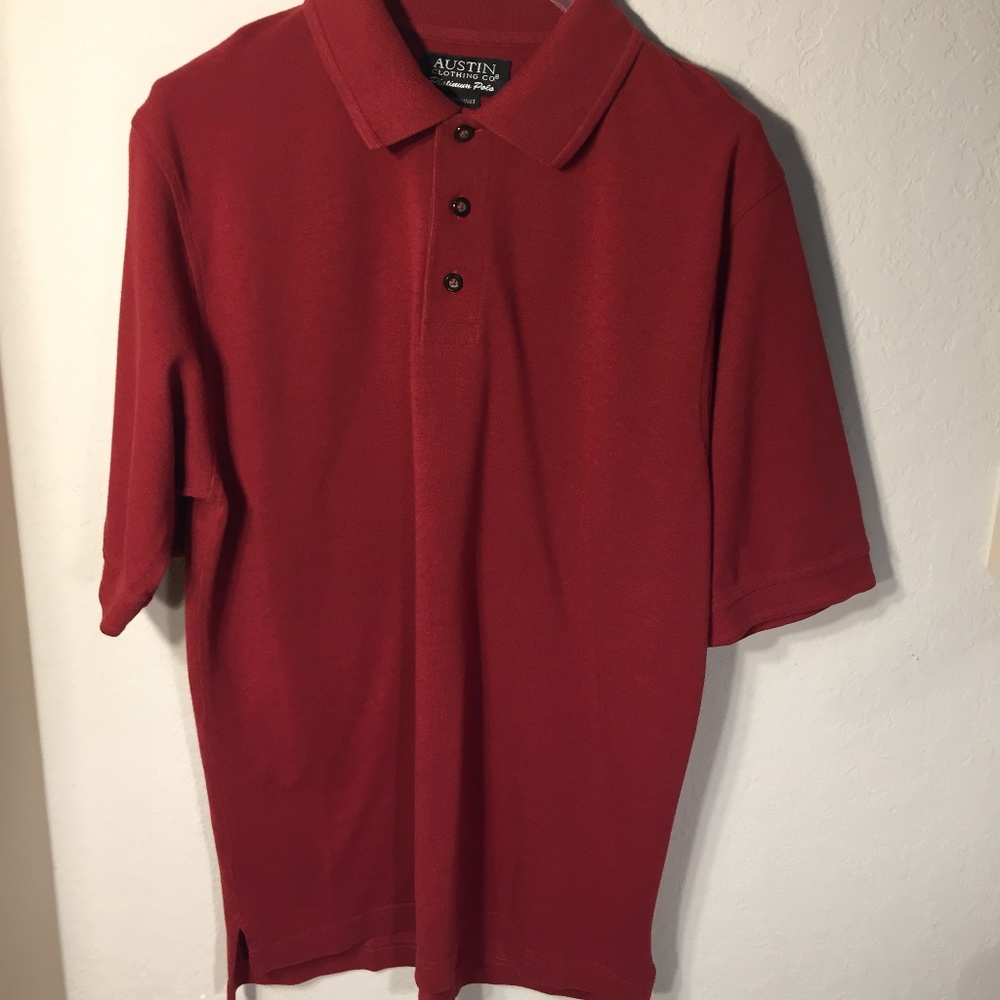 Men's Austin Clothing Co. Platinum Polo Shirt, S